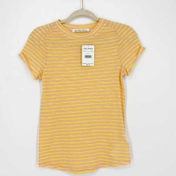 Free People Night Sky Tee Summer Rose Combo Small - Picture 4 of 12